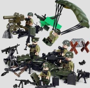 ◆厳選して出品◆新価格◆アメリカ軍　武器つきセット　戦争軍人軍隊マンミニフィグ LEGO 互換 ブロック ミニフィギュア レゴ 互換