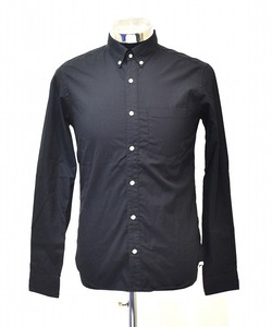 DELUXE CLOTHING （デラックス クロージング） B.D L/S SHIRT ボタンダウン長袖シャツ BLACK S　MADE IN JAPAN