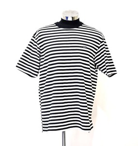 Undercoverism （アンダーカバー）UI2A4810 ユガミパッカリング　ボーダー 半袖Tシャツ TEE スモールロゴ LOGO T-SHIRT