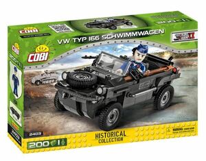 COBI ブロック ☆ Small Army WWII シリーズ ☆ ドイツ軍 シュヴィムワーゲン 166 型 VW Typ 166 Schwimmwagen ☆ 新品・未開封 ☆ EU製