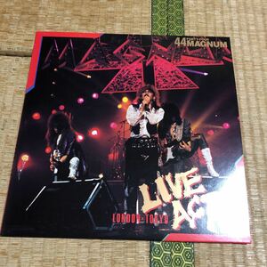 44 マグナム　LIVE ACT Ⅱ LONDON・TOKY国内盤2枚組レコード【ジャパニーズ・メタル】