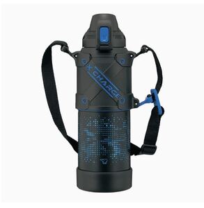 象印 水筒 直飲み スポーツタイプ クールボトル シームレス1.0 ブルーブラック 新品