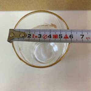 未使用 ★ カメイガラス タンブラー グラス 10客 梅 レトロの画像3