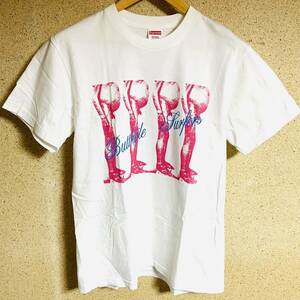 Supreme Butthole Surfers Tee White Pink S 21ss 白 ピンク バットホール サーファーズ ボックスロゴ コラボ