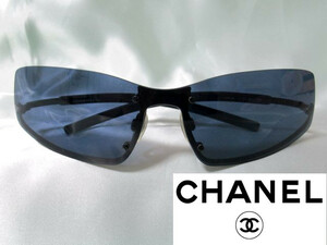  Chanel /CHANEL/ sunglasses / black (c.101/80)/4066-B/120/ accessory, guarantee card, case none /MADE IN ITALY! beautiful goods / postage included!