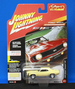 1/64 Johnny Lightning 1969 Chevy Camaro SS масло орехи желтый *