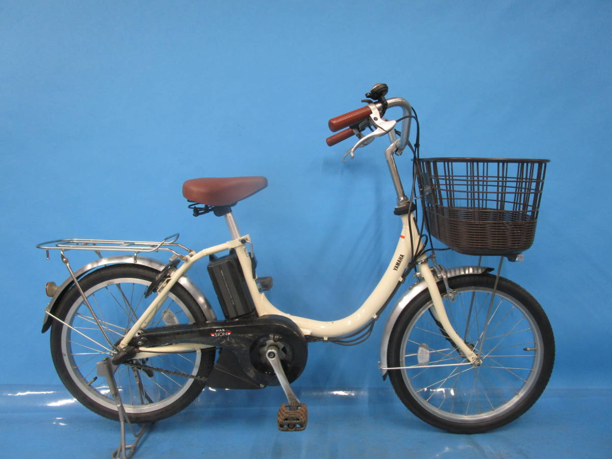 オンライン卸し売り  20インチ ヤマハ　パスキッス タイヤ新品　EF　電動自転車 近年モデル Σ 自転車本体