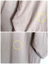 CHUMS チャムス　半袖Tシャツ　無地　胸ポケット　ベージュ　メンズ　XSサイズ　【AY0319】_画像7