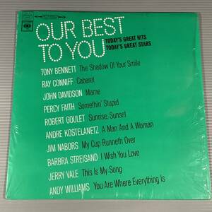 LP(輸入盤)●『OUR BEST TO YOU』トニー・ベネット、レイ・コニフ,パーシー・フェイス,バーブラ・ストライサンド,他●シュリンク付の良好品