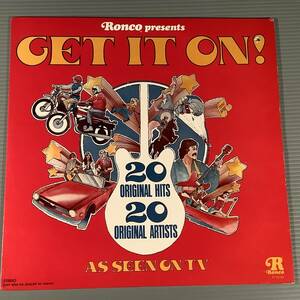 LP(輸入盤)●『GET IT ON』20 ORIGINAL HITS※ジェリー・リー・ルイス,B.B.キング,オー・ジェイズ,ポインター・シスターズ,他●良好品！