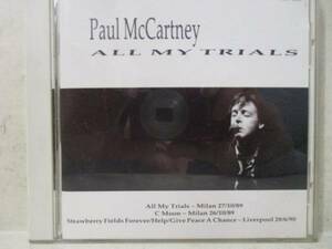 即決　オール・マイ・トライアルズ ポール・マッカートニー　CD　