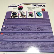 新品 未使用 ｄｏｏｋｙ ベビーカー ドット柄 日よけ サンガード 40SPF 綿100 洗濯可 取付簡単 フリー レッド ぐっすり お昼寝 幌 ガード_画像3