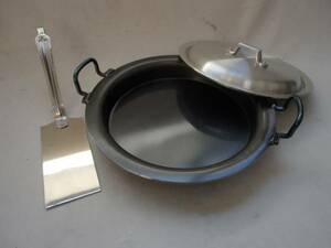  immediately successful bid business use special price iron gyoza saucepan 42. aluminium cover attaching new goods unused gyo- The spatula 3 point set gyoza spatula attaching new goods unused gyo- The saucepan set gyo- The . saucepan 