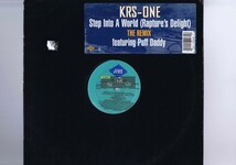 【 12inch 】 KRS-One - Step Into A World (Rapture's Delight) (The Remix) [ US盤 ] [ Jive / 01241-42463-1 ]_画像1