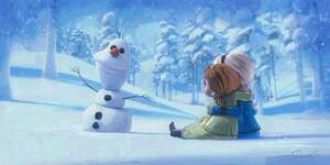 Disney Fine Art ディズニーファインアート アナと雪の女王 限定 レア