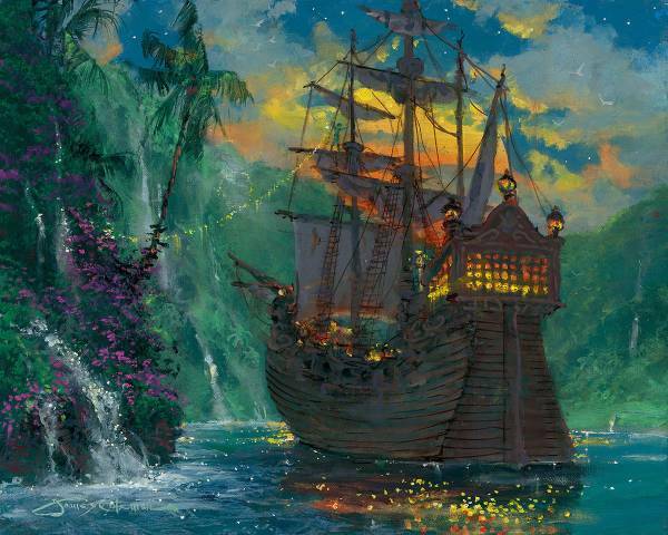 Disney Fine Art ディズニーファインアート ピーターパン 限定 レア James Coleman