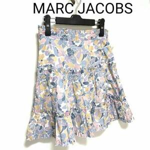 正規 MARC BY MARC JACOBS フレアスカート 総柄 スカート マーク ジェイコブス フラワー 花柄 ボタニカル 送料無料