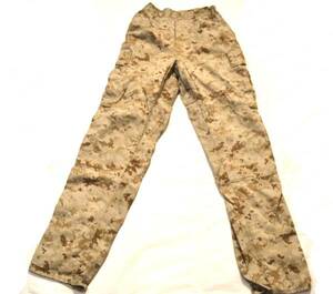 B 実物 米軍放出品 USMC 海兵隊 マーパット MARPAT デジタルデザート迷彩 パンツ S/L