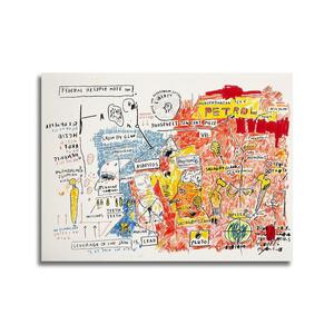 バスキア Basquiat ポスター ボード パネル フレーム 75x50cm 海外 アート 雑貨 グッズ 絵 フォト グラフィティ 画家 ジャン ミシェル 10