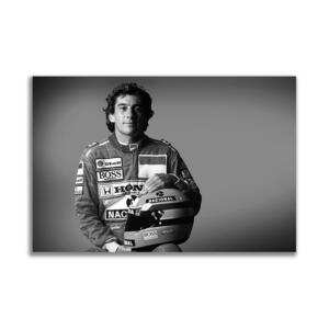 アイルトン・セナ F1 ポスター ボード パネル フレーム 75x50cm 車 レーシングカー グッズ 絵 雑貨 写真 フォト アート Ayrton Senna 32