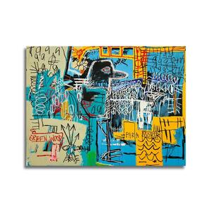 バスキア Basquiat ポスター ボード パネル フレーム 75x50cm 海外 アート 雑貨 グッズ 絵 フォト グラフィティ 画家 ジャン ミシェル 7