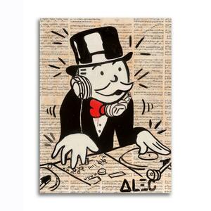 Monopoly モノポリー ポスター ボード パネル フレーム 75x50cm 海外 ボードゲーム グラフィティ アート グッズ 絵 雑貨 おしゃれ 28