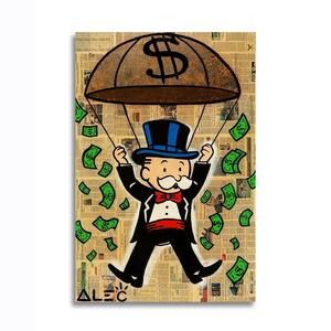 Monopoly モノポリー ポスター ボード パネル フレーム 75x50cm 海外 ボードゲーム グラフィティ アート グッズ 絵 雑貨 おしゃれ 2