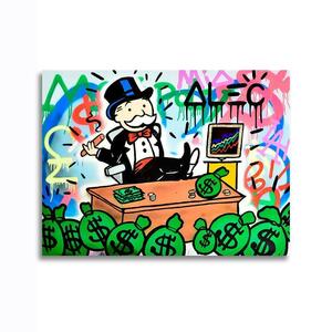 Monopoly モノポリー ポスター ボード パネル フレーム 75x50cm 海外 ボードゲーム グラフィティ アート グッズ 絵 雑貨 おしゃれ 21