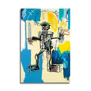 バスキア Basquiat ポスター ボード パネル フレーム 75x50cm 海外 アート 雑貨 グッズ 絵 フォト グラフィティ 画家 ジャン ミシェル 1
