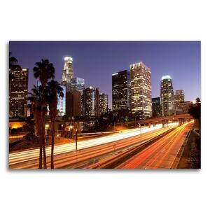 ロサンゼルス アメリカ ポスター ボード パネル フレーム 75x50cm ロス LA グッズ 夜景 景色 風景 絵 写真 フォト アート ハリウッド 7