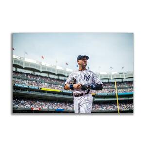 デレク ジーター ポスター ボード パネル フレーム 75x50cm ヤンキース 野球 写真 アート おしゃれ 雑貨 海外 グッズ 絵 フォト MLB 12