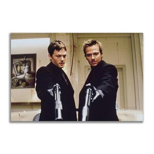 処刑人 Boondock Saints ポスター ボード パネル フレーム 75x50cm 海外 銃 ノーマン・リーダス フラナリー グッズ 絵 写真 アート 2