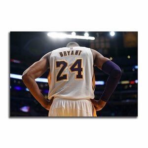 コービー ブライアント ポスター ボード パネル フレーム 75x50cm NBA レイカーズ 写真 アート 雑貨 グッズ 絵 フォト インテリア Kobe 14