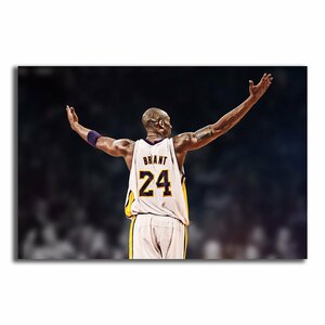 コービー ブライアント ポスター ボード パネル フレーム 75x50cm NBA レイカーズ 写真 アート 雑貨 グッズ 絵 フォト インテリア Kobe 6