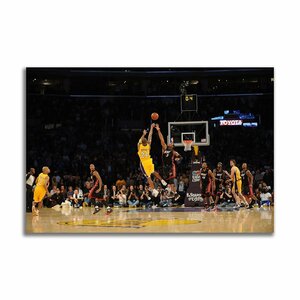 コービー ブライアント ポスター ボード パネル フレーム 75x50cm NBA レイカーズ 写真 アート 雑貨 グッズ 絵 フォト インテリア Kobe 36