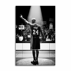 コービー ブライアント ポスター ボード パネル フレーム 75x50cm NBA レイカーズ 写真 アート 雑貨 グッズ 絵 フォト インテリア Kobe 33