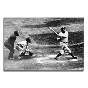 ベーブ ルース ポスター ボード パネル フレーム 75x50cm ヤンキース 野球 写真 アート おしゃれ 雑貨 海外 グッズ 絵 フォト Babe Ruth 8