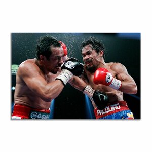 マニー パッキャオ Pacquiao ポスター ボード パネル フレーム 75x50cm 海外 ボクサー ボクシング インテリア グッズ 雑貨 絵 写真 大 2