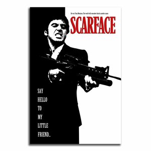 スカーフェイス Scarfaceo ポスター ボード パネル フレーム 75x50cm 海外 映画 アル・パチーノ インテリア グッズ 絵 雑貨 写真 19