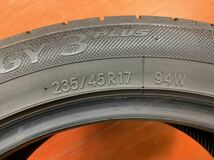 9b-222) 235/45R17 TOYO NanoEnergy 3 plus 2019年 8分山 2本_画像3