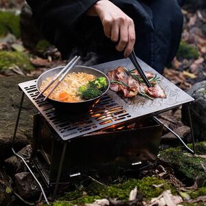 Naturehike ネイチャーハイク バーベキュー チタングリルプレート
