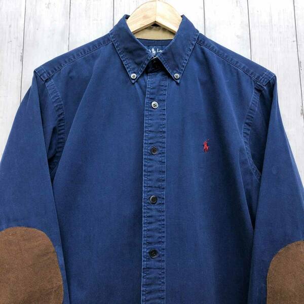 ラルフローレン POLO Ralph Lauren Polo 長袖シャツ メンズ チノシャツ ワンポイント Mサイズ 7-672