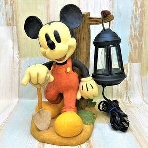 レア★ミッキーマウス Micky Mouse★インテリアライト テーブルランプ ルームランプ ランタン フィギュア★ディズニー Disney TDL