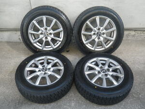 ヴィッツ　NSP135　社外アルミ　165/70R14 スタッドレス タイヤ　４本 セット　GOODYEAR　ICE　NAVI　7　No.T-58