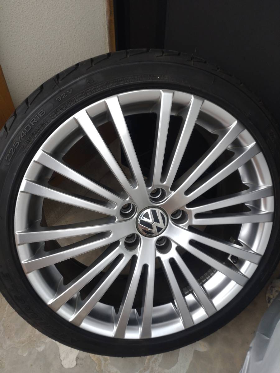 がないので ゴルフ○VW○アウディ225/40R18 タイヤ+アルミホイール