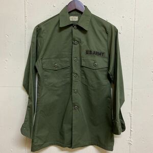 70s 70年代 U.S.ARMY ユーティリティ シャツ 14 1/2 ビンテージ 古着