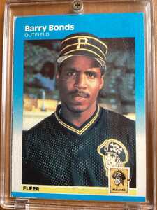 BARRY BONDS バリーボンズ 1987FLEER ROOKIES ルーキーカード #604