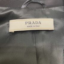 PRADA プラダ テーラードジャケット レディース 中古 ブラック 黒 38 S相当 シンプル 高級 ブレザー 大人 綺麗 スタイリッシュ_画像4