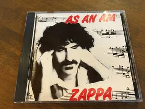 Frank Zappa『As An Am』(CD)FOO-FEE