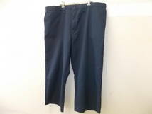 a85◆Dickies チノパン◆w42 大きいサイズ ビッグサイズ 古着 LP817NV 紺色 ディッキーズ チノパン メキシコ製 古着USED 4C_画像1